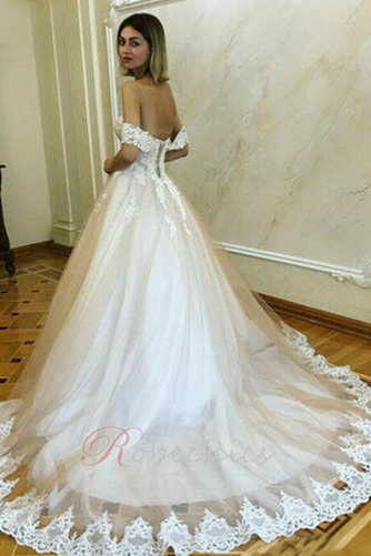 Robe de mariée Dos nu Sans Manches Couvert de Dentelle Mancheron - Page 2