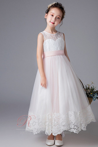 Robe Cortège Fille Tulle Orné de Nœud à Boucle Naturel taille - Page 5