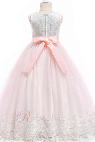 Robe Cortège Fille Tulle Orné de Nœud à Boucle Naturel taille - Page 7