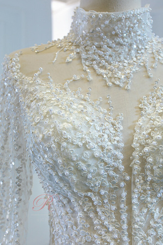 Robe de mariée Naturel taille Plage Sexy Printemps Poire Appliques - Page 7