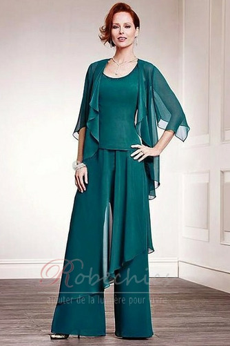 Robe Mère de Mariée Col U Profond Avec la veste Été Naturel taille - Page 1