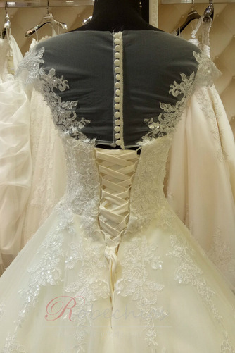 Robe de mariée Formelle Lacet Naturel taille Manche Courte Princesse - Page 4