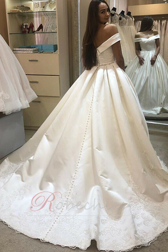 Robe de mariée Manquant Épaule Dégagée Sans Manches Mancheron Zip - Page 2