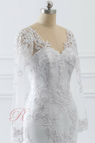 Robe de mariée Hiver Salle Manche Aérienne Poire Naturel taille Glissière - Page 5