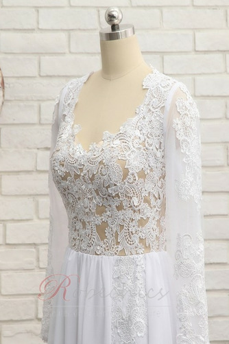 Robe de mariée Manche Aérienne Longueur au sol Printemps Tissu Dentelle - Page 4