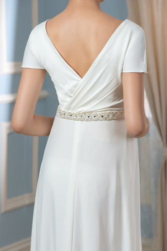 Robe de mariée Simple Train de balayage Chiffon rider Rivage taille haut - Page 5