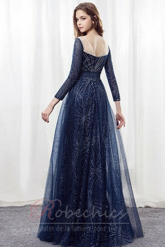 Robe de Soirée A-ligne À la masse Manche de T-shirt Luxueux Tulle - Page 2