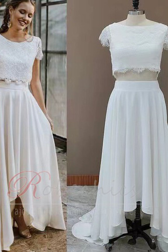 Robe de mariée Haute Couvert De plein air Naturel taille Epurée Avec Jacket - Page 5