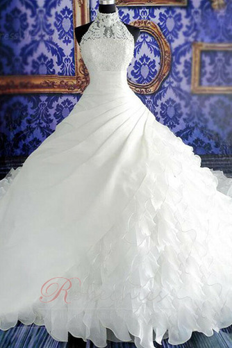 Robe de mariée Cristal A-ligne Zip Traîne Royal Automne Naturel taille - Page 1