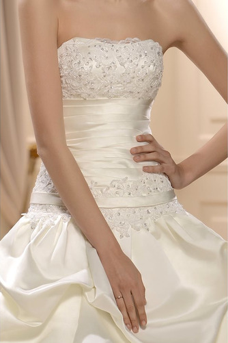 Robe de mariée Hiver Traîne Longue Médium Sans Manches Ruché a ligne - Page 4