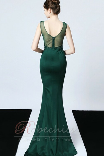 Robe de Soirée Longue Corsage Avec Bijoux Sans Manches vogue Appliques - Page 13