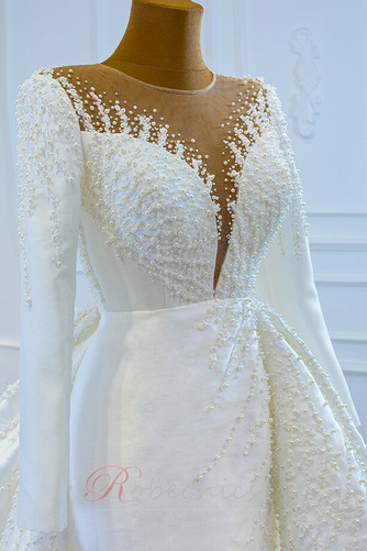 Robe de mariée Corsage Avec Bijoux Manquant Naturel taille Longue - Page 7