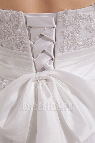 Robe de mariée Automne Sans Manches Chaussez Courte Sans bretelles - Page 8