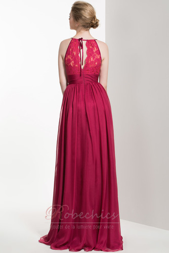 Robe Demoiselle d'Honneur noble Zip Tissu Dentelle Dentelle Sans Manches - Page 2
