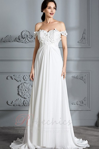 Robe de mariée Épaule Dégagée Jardin Longue taille haut Médium - Page 1