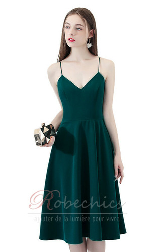 Robe de Soirée Dos nu Mi-longues Bretelles Spaghetti Simple Naturel taille - Page 5