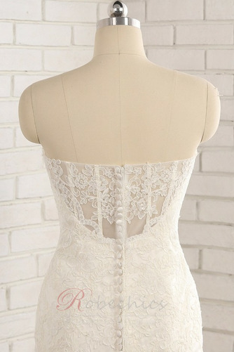 Robe de mariée Dos nu Tissu Dentelle Perle Naturel taille Couvert de Dentelle - Page 6