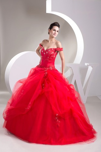 Robe de Bal Princesse Manche Courte Mancheron Appliques Norme - Page 4