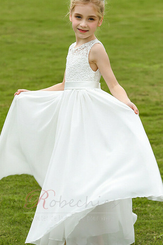 Robe Cortège Fille Dentelle Longueur ras du Sol Col ras du Cou Elégant - Page 3