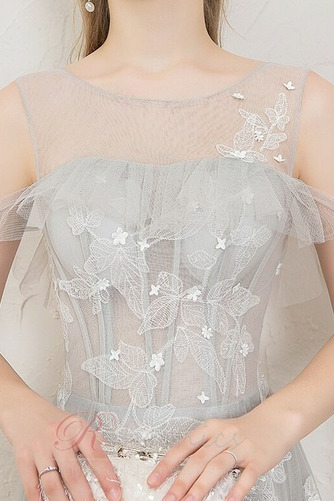 Robe de Bal Gradins Naturel taille Automne Epurée Col Bateau Norme - Page 4