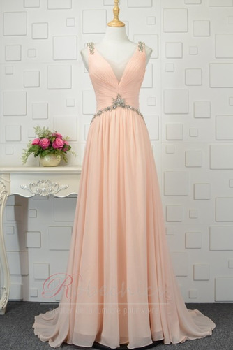 Robe de Soirée Naturel taille Chiffon Printemps Norme Lacez vers le haut - Page 6
