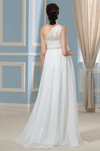 Robe de mariée semi-couverte Maternité Epurée Plage Épaule Asymétrique - Page 2