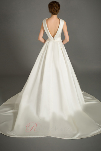 Robe de mariée aligne Sans Manches Naturel taille Simple Zip Manquant - Page 2