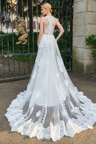 Robe de mariée Dentelle aligne Norme Été De plein air Sans Manches - Page 3