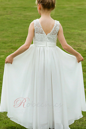 Robe Cortège Fille Dentelle Longueur ras du Sol Col ras du Cou Elégant - Page 4