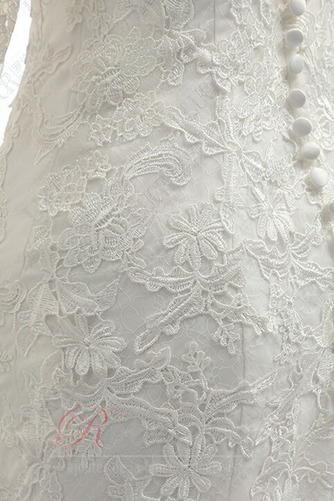 Robe de mariée Manche Aérienne Zip Mince Elégant Tulle Longue - Page 4