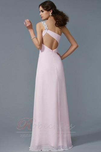 Robe de Bal Longue Chiffon Naturel taille A-ligne Poétique Sans Manches - Page 2