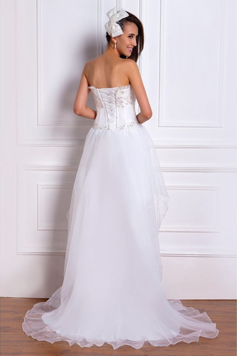 Robe de mariée Dos nu Manquant Plage Perlé Naturel taille Été - Page 3