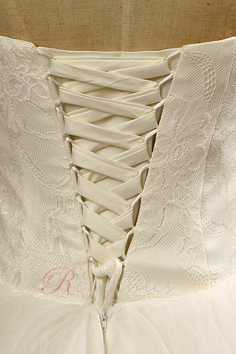 Robe de mariée Sans Manches Naturel taille Cathédrale Formelle Lacet - Page 5