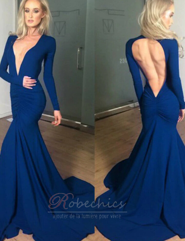 Robe de bal Bleu