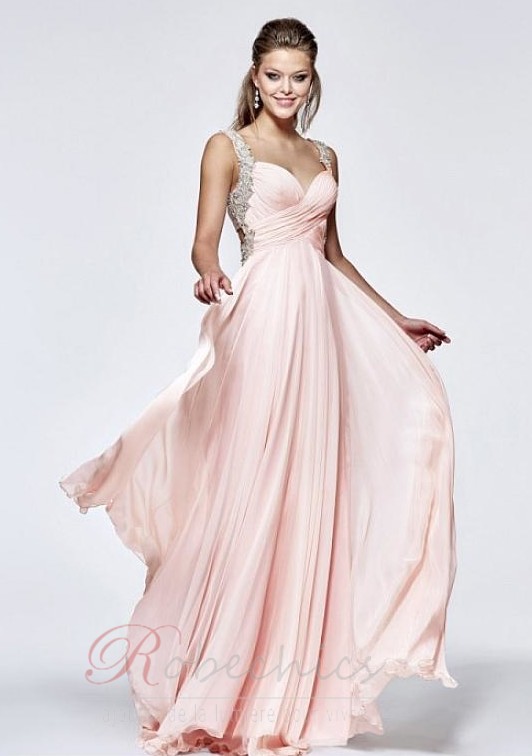 Robe De Soirée Pour Fille Avec Strass - Style Princesse Pour Mariage Ou Fête