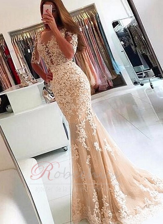 Robe de soire Dentelle