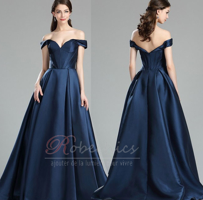 Robe de bal Bleu