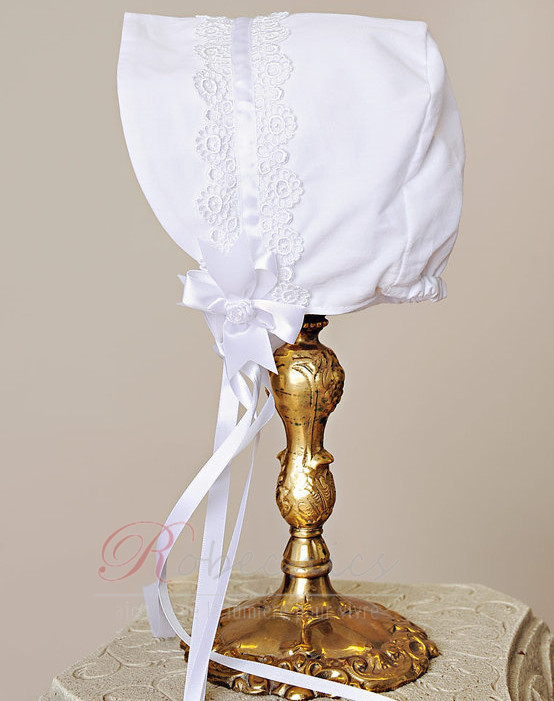 Robe de baptême Été Orné de Nœud à Boucle Formelle Haute Couvert