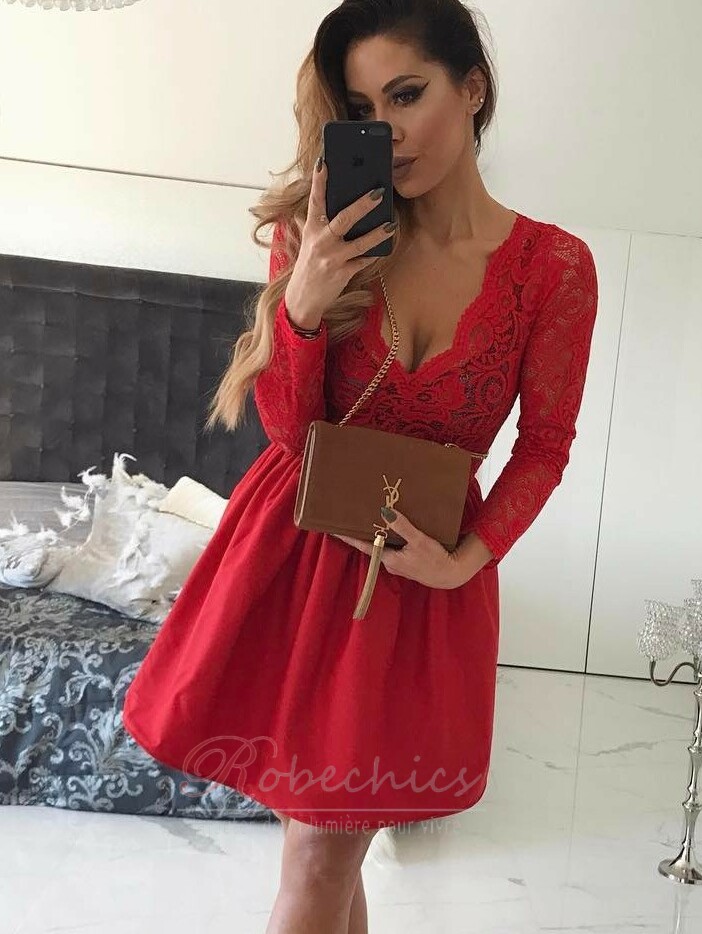 Robe de cocktail Rouge