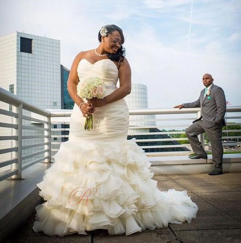 Robe de mariée drapée outlet